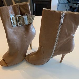 Michael Kors Peep Toe Boot Size 9